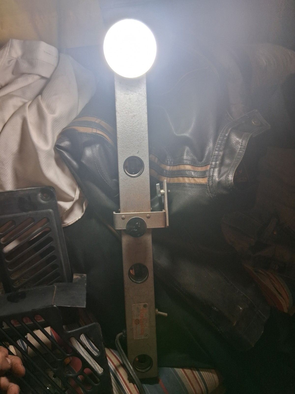 Vintage 1960s HOLIDAY Electric Camera Movie Film Filming 4 Bulb Light Bar Works