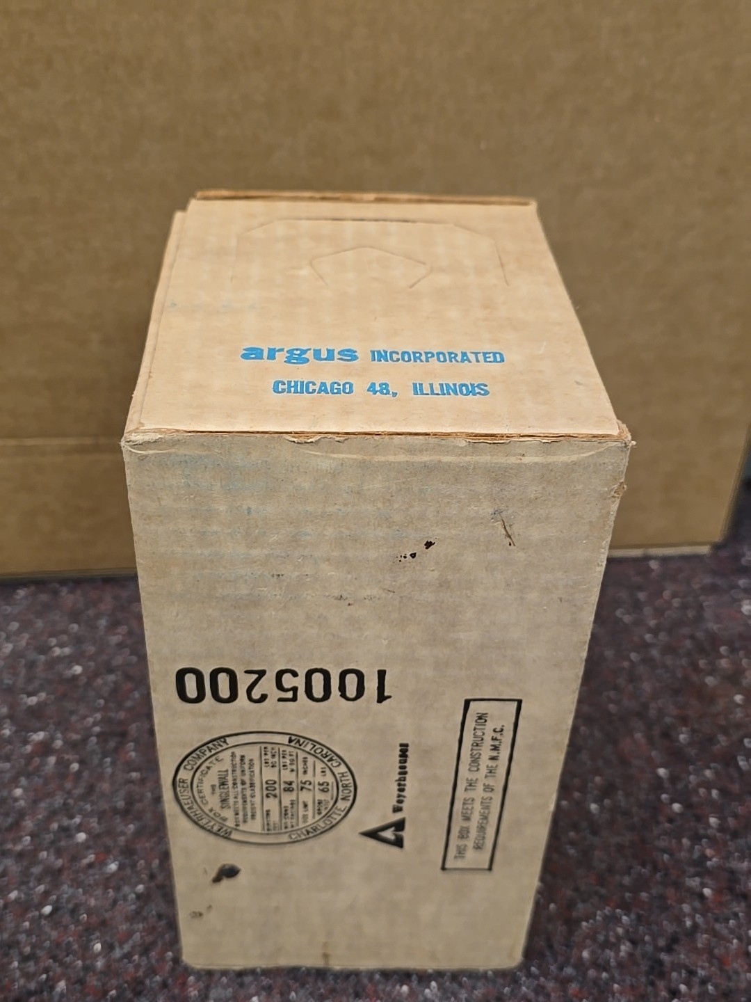 Vintage Argus 745 Movie Light w/ Flood Lamp in Original Box Works Store Display