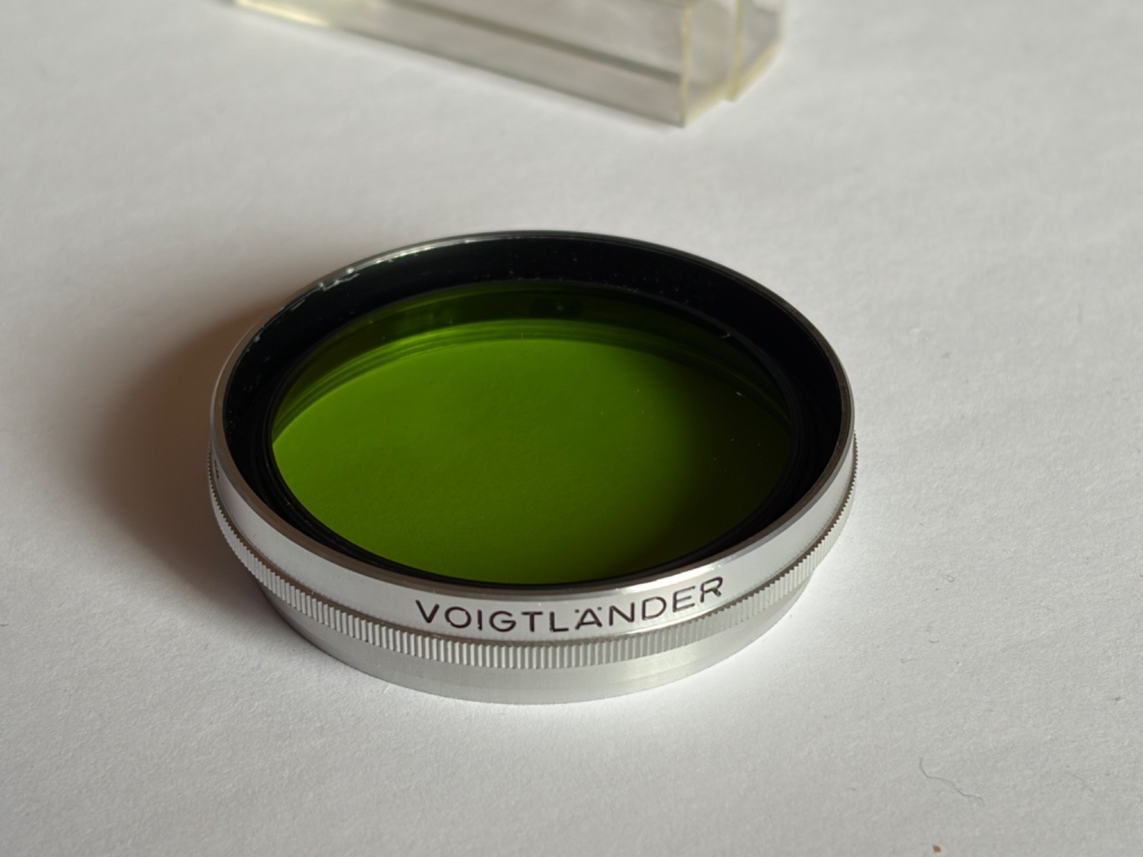 Vintage Voigtländer Voigtlander 49s AR Filter Green. Female Thread. Clean.