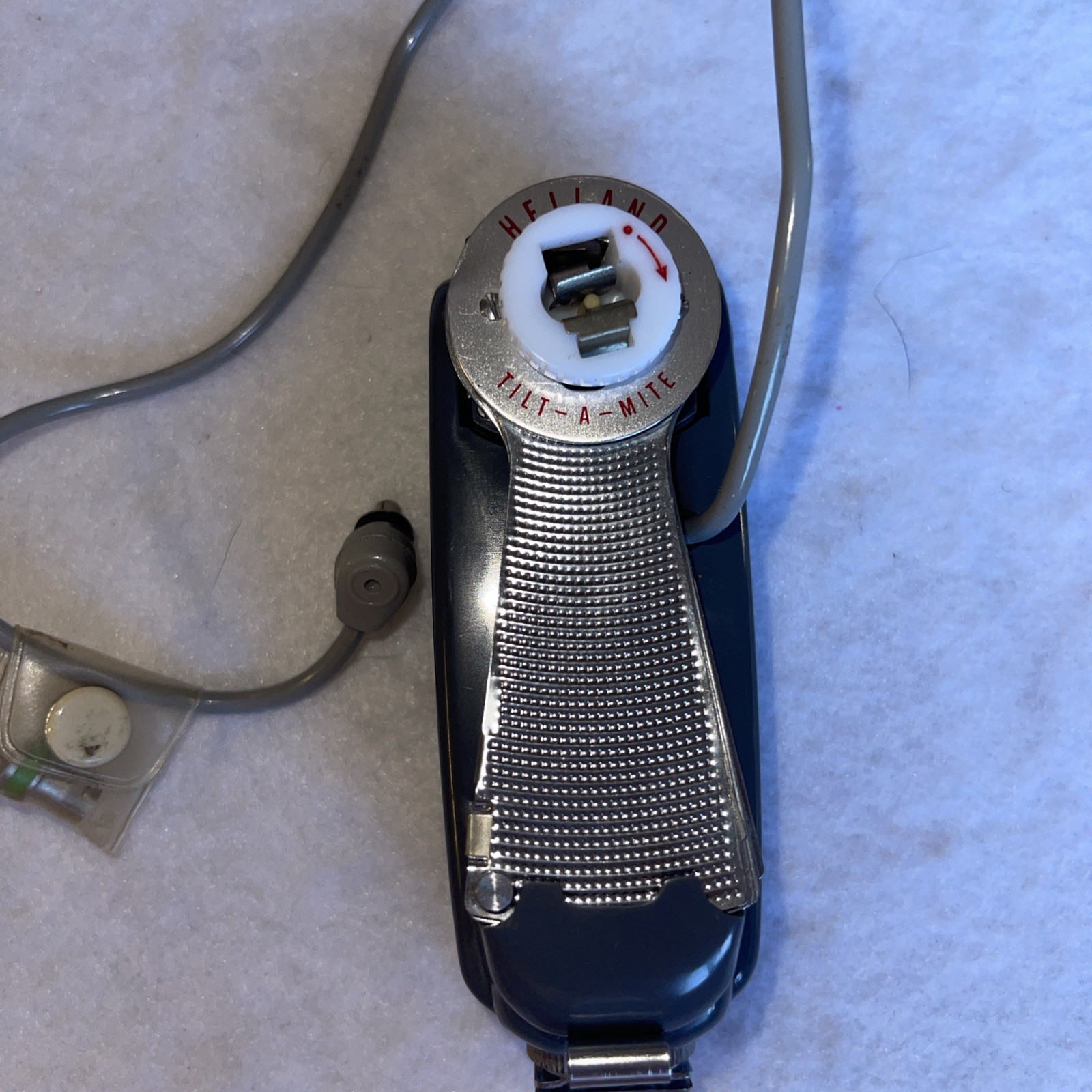 Vintage HONEYWELL TILT-A-MITE Camera Flash Unit Fan Style W/CASE Collectible
