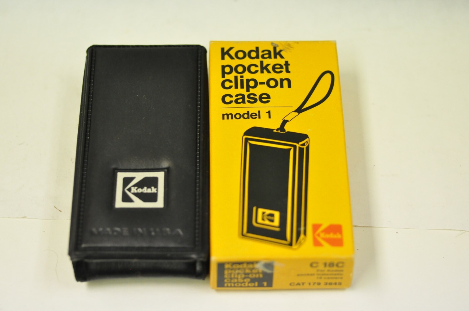Kodak Pocket Camera clip-on case Model 1. New old stock