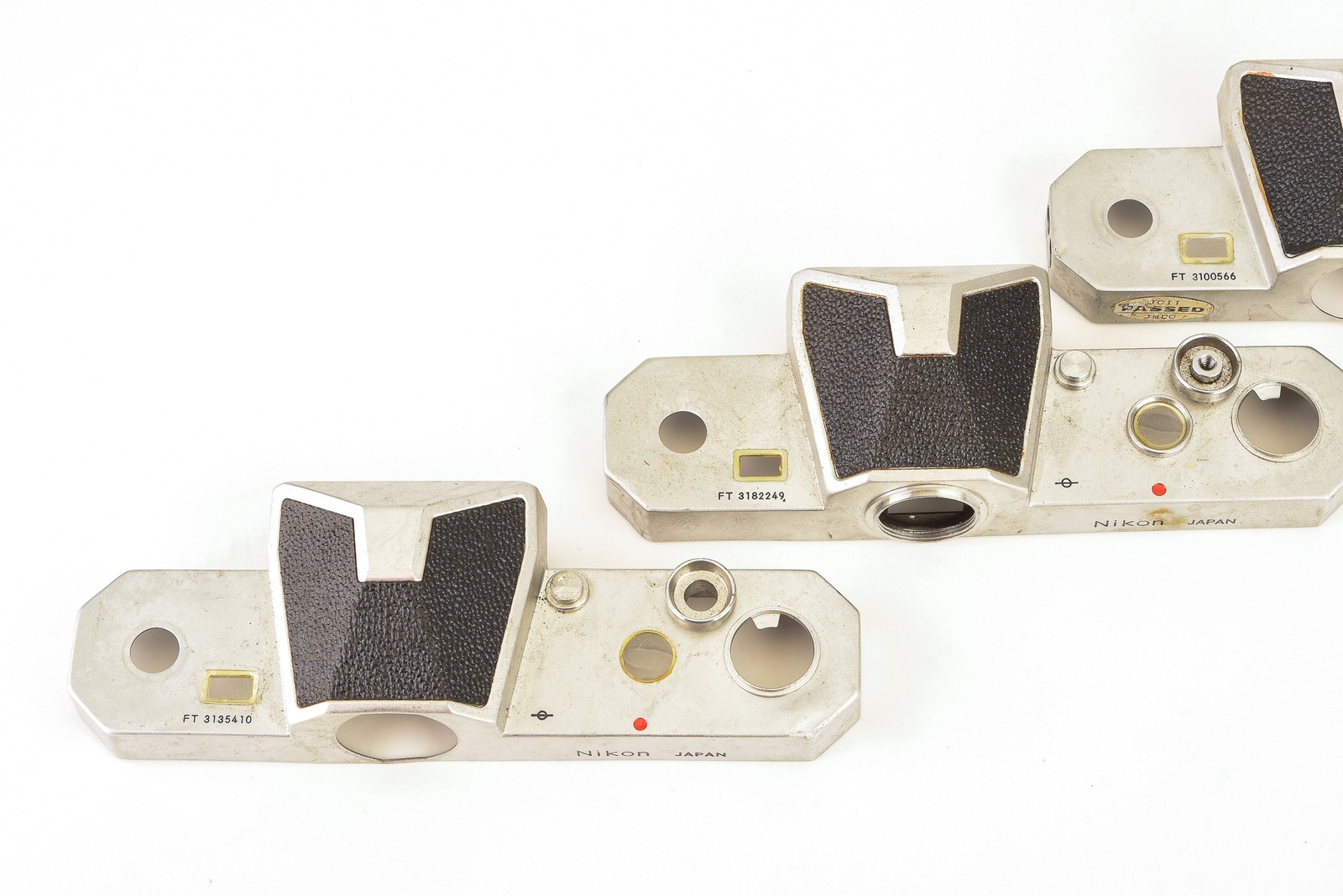 Nikon FT 35mm SLR Film Camera Top Panel lot of 4 Vintage V27