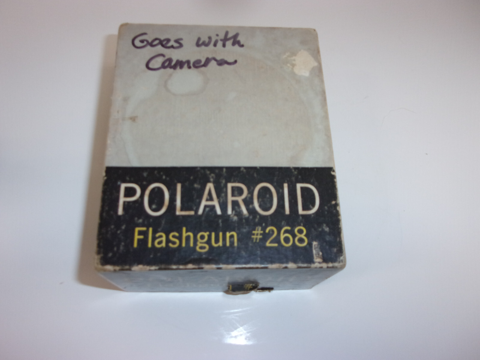 Vintage Polaroid Flashgun #268 With Bulbs And Instructions In The Original Box.