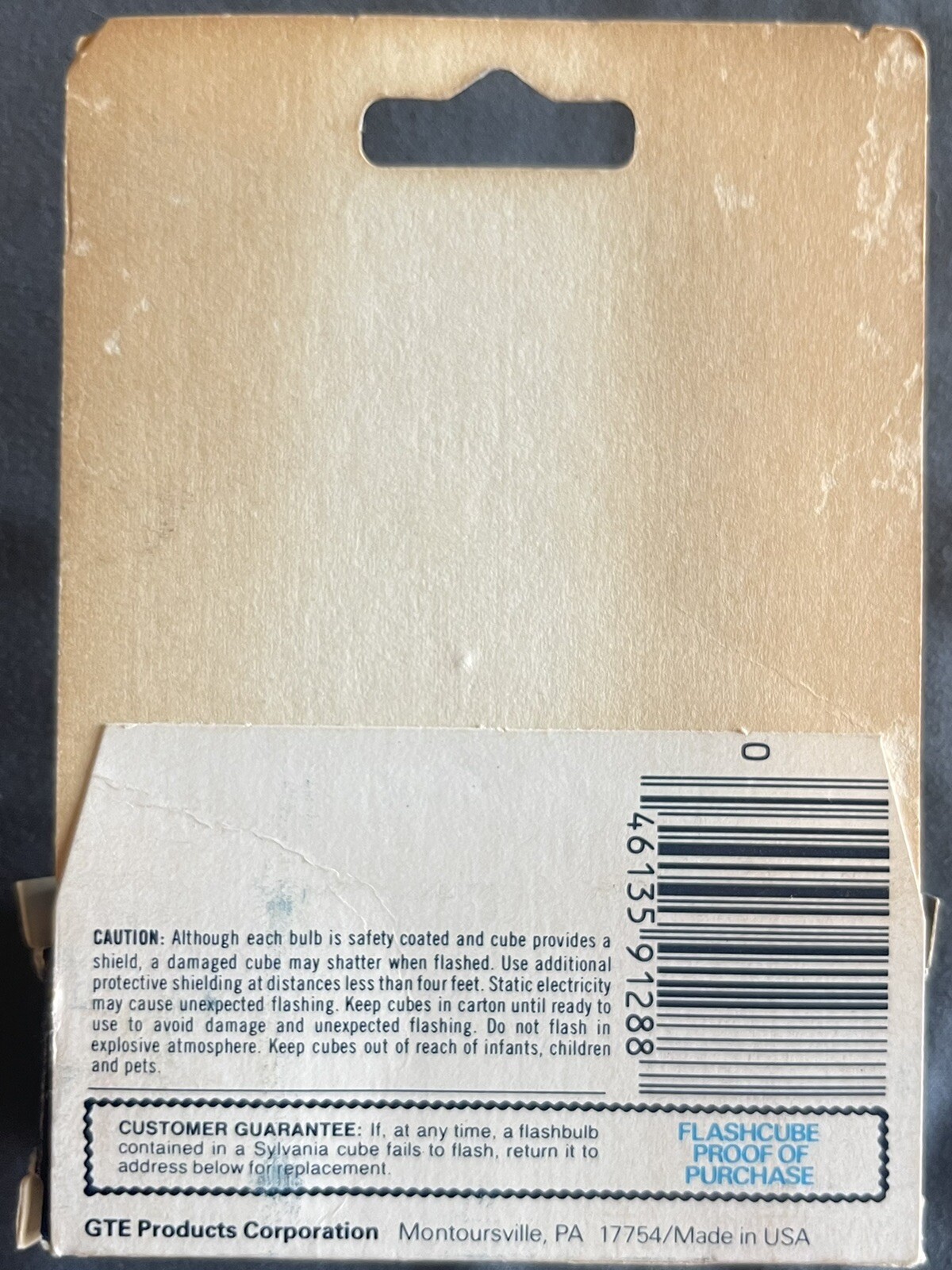 Sylvania Blue Dot Flashcubes Vintage