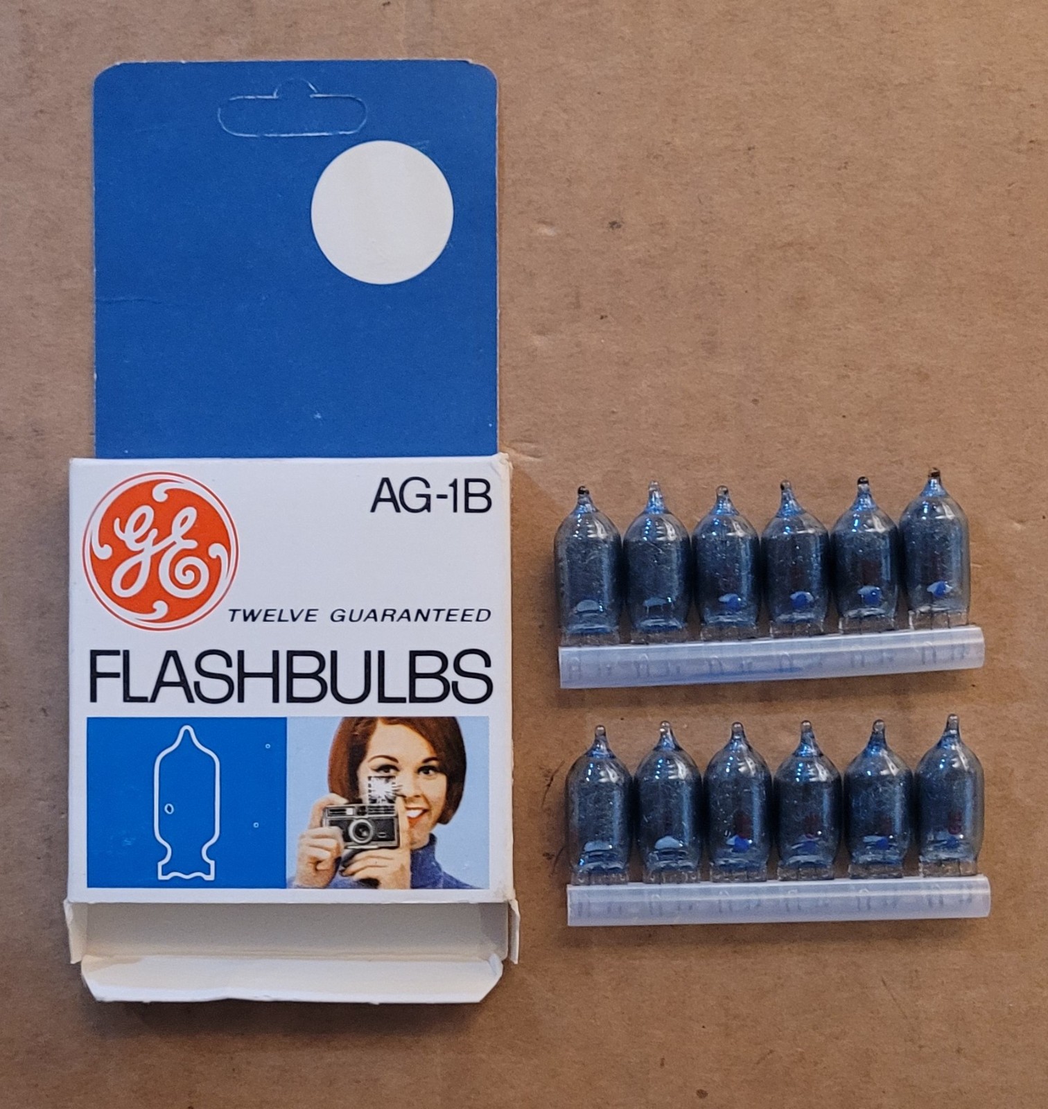 Vintage GE AG-1B Flashcubes 12 Pack