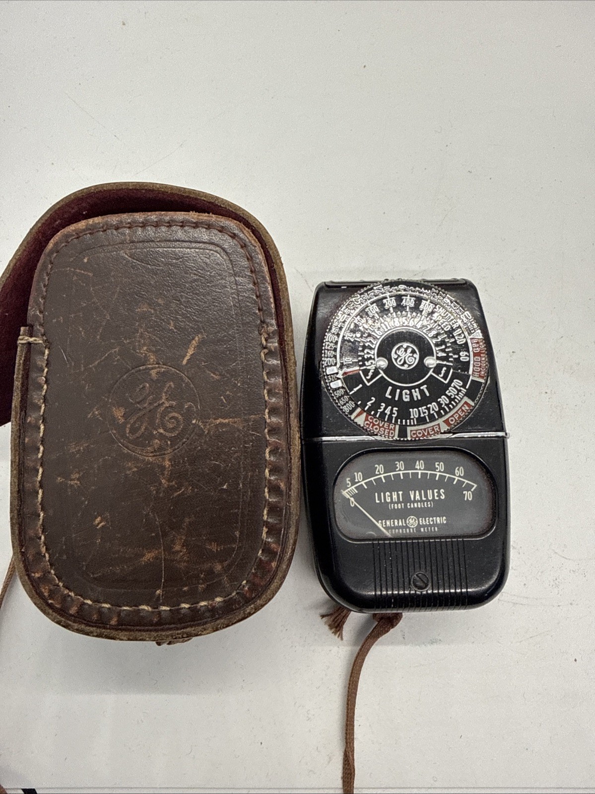 Vintage General Electric Exposure Meter 8DW58Y4 Light Values Photography A16