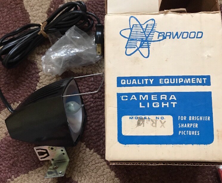 Vintage Harwood XR4 Camera Light with Original Box (B1) has