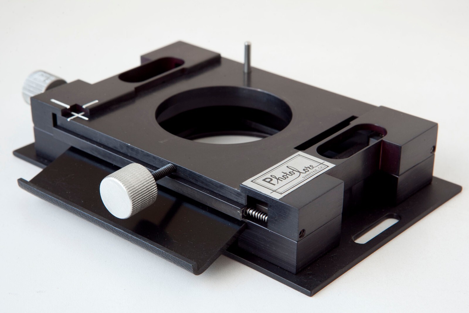 35mm Slide Copier/Duplicator Stage-Carrier. Ultra-Precise Screw Drive Positioner