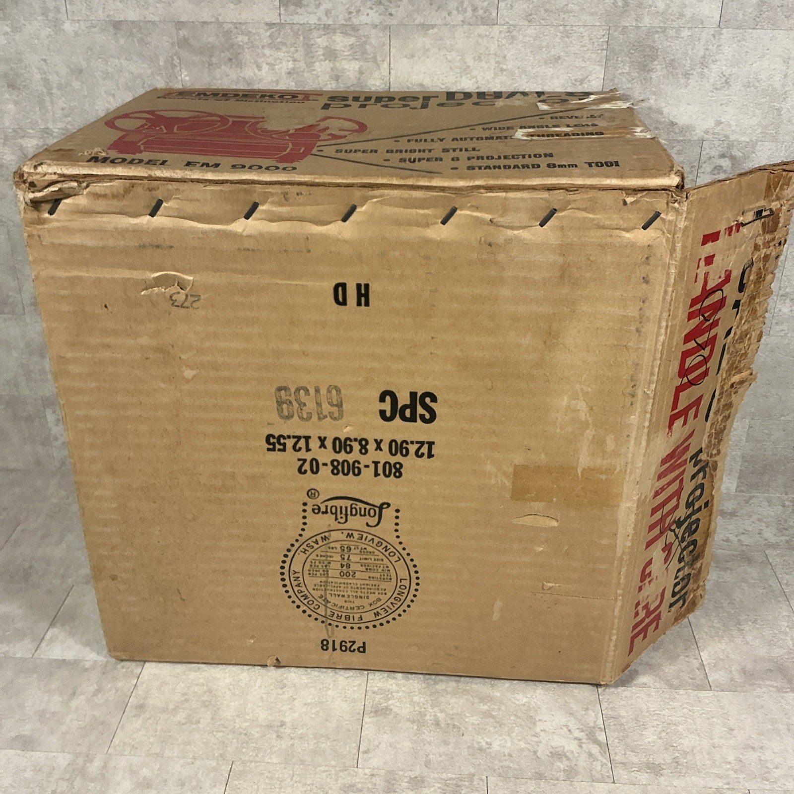 Super 8, EMDEKO Projector.EM-9000, Box & Instructions Tested Working