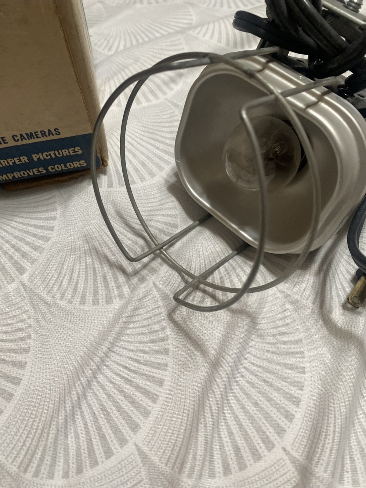 Vintage ACME-LITE Top Mount Movie Camera Light Model No 800 XL-LITE Works