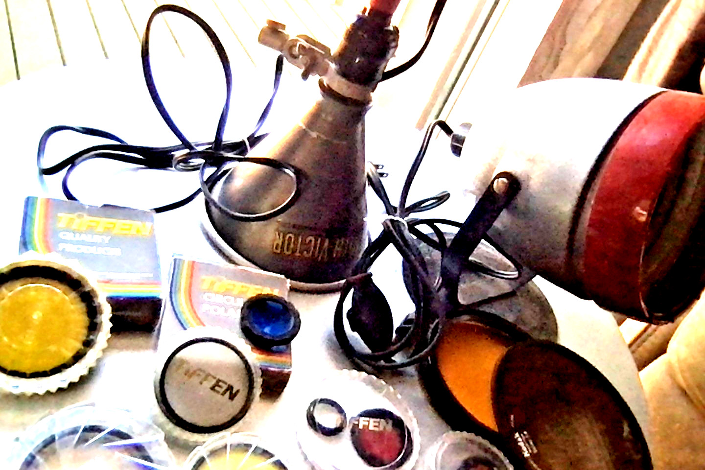 Vintage Photography Lighting Smith-Victor, Kodak, Tiffen, Hoya Lights and Filter