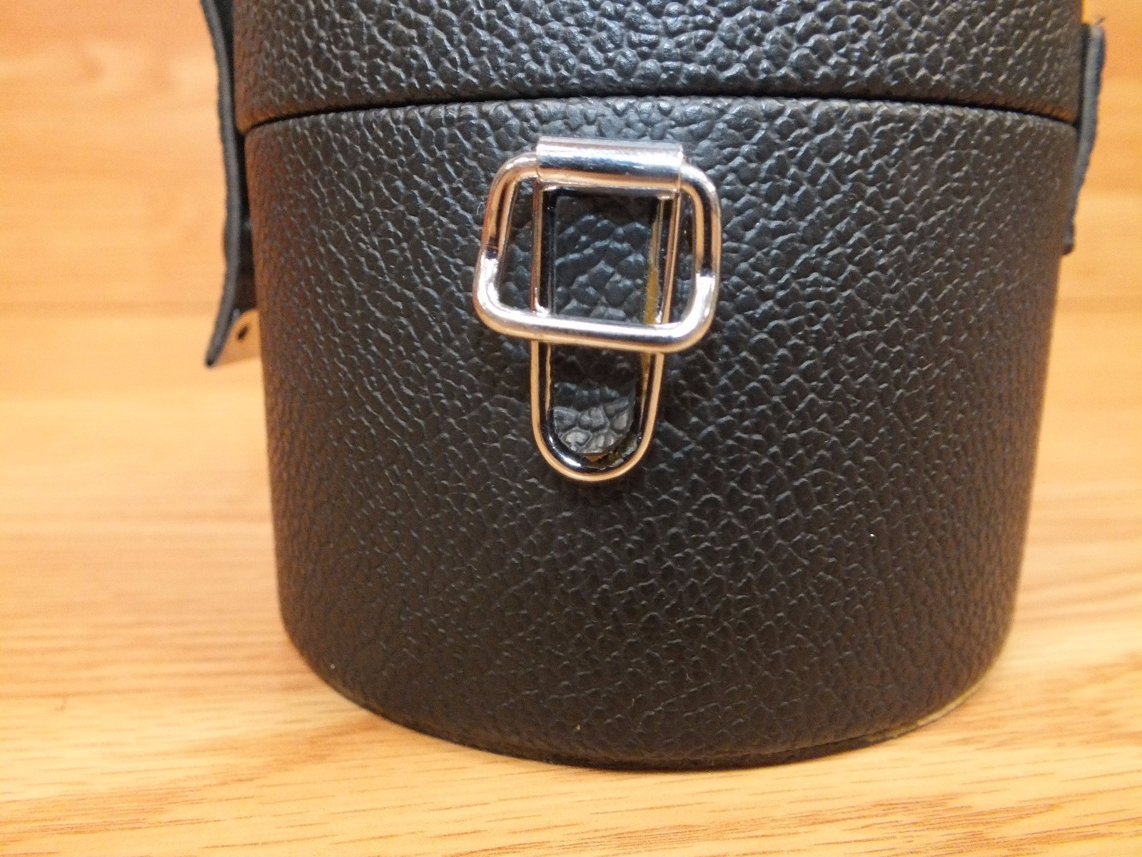 Genuine Telesar Faux Leather Black Universal Lens Case Size A With Strap *READ*