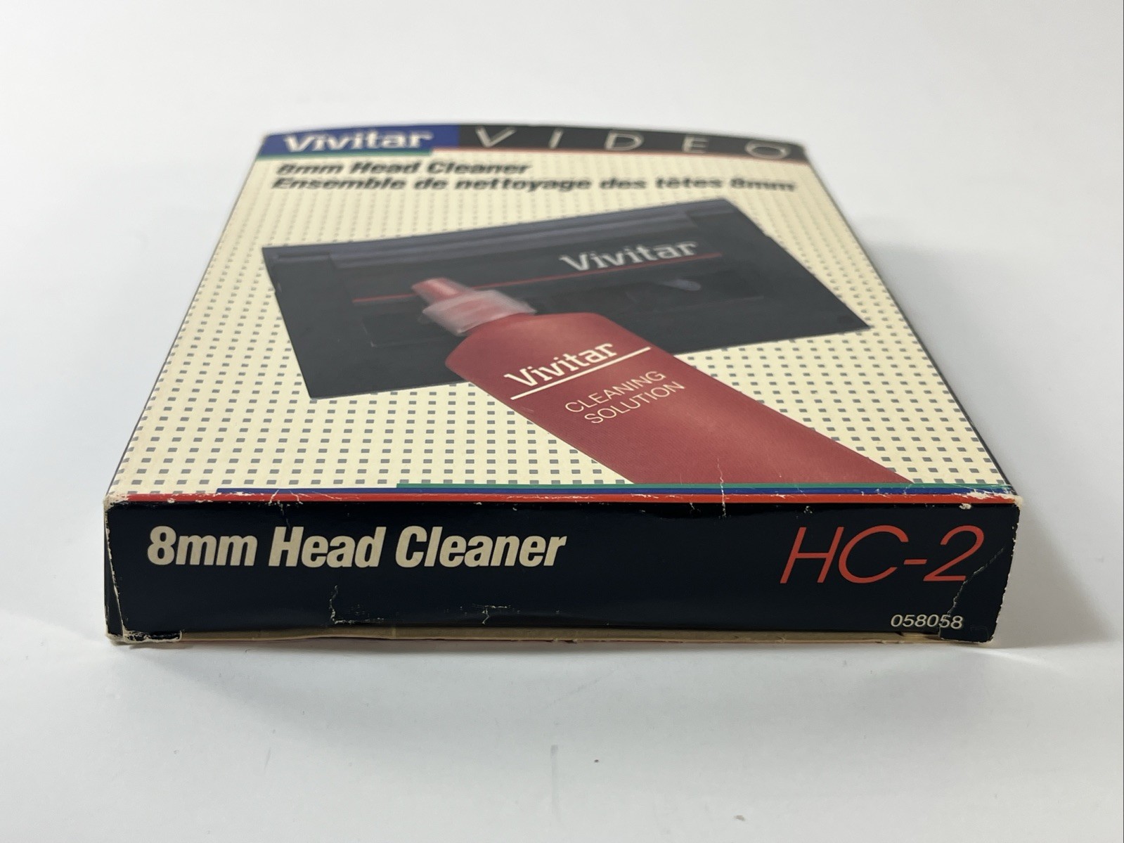 Vivitar 8mm Head Cleaner Cleaning tape in box liquid instruction made in USA set