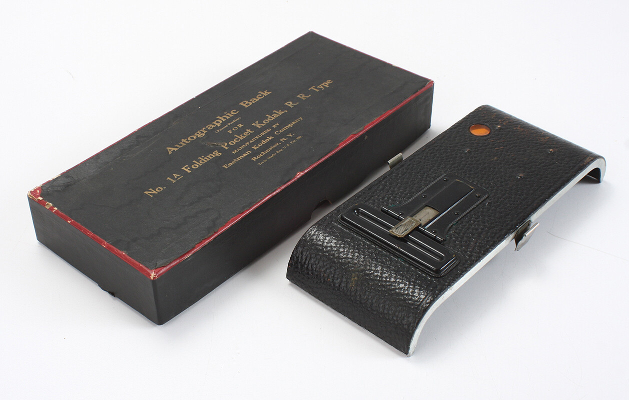 KODAK AUTOGRAPHIC BACK FOR NO. 1A FOLDING POCKET KODAK R.R (BOXED)/cks/199771
