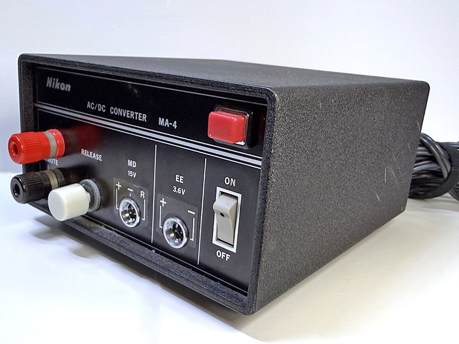 Nikon MA-4 AC/DC Converter + MD-4 Motor Drive Set for F3 / F3HP w/ MC-12A Remote