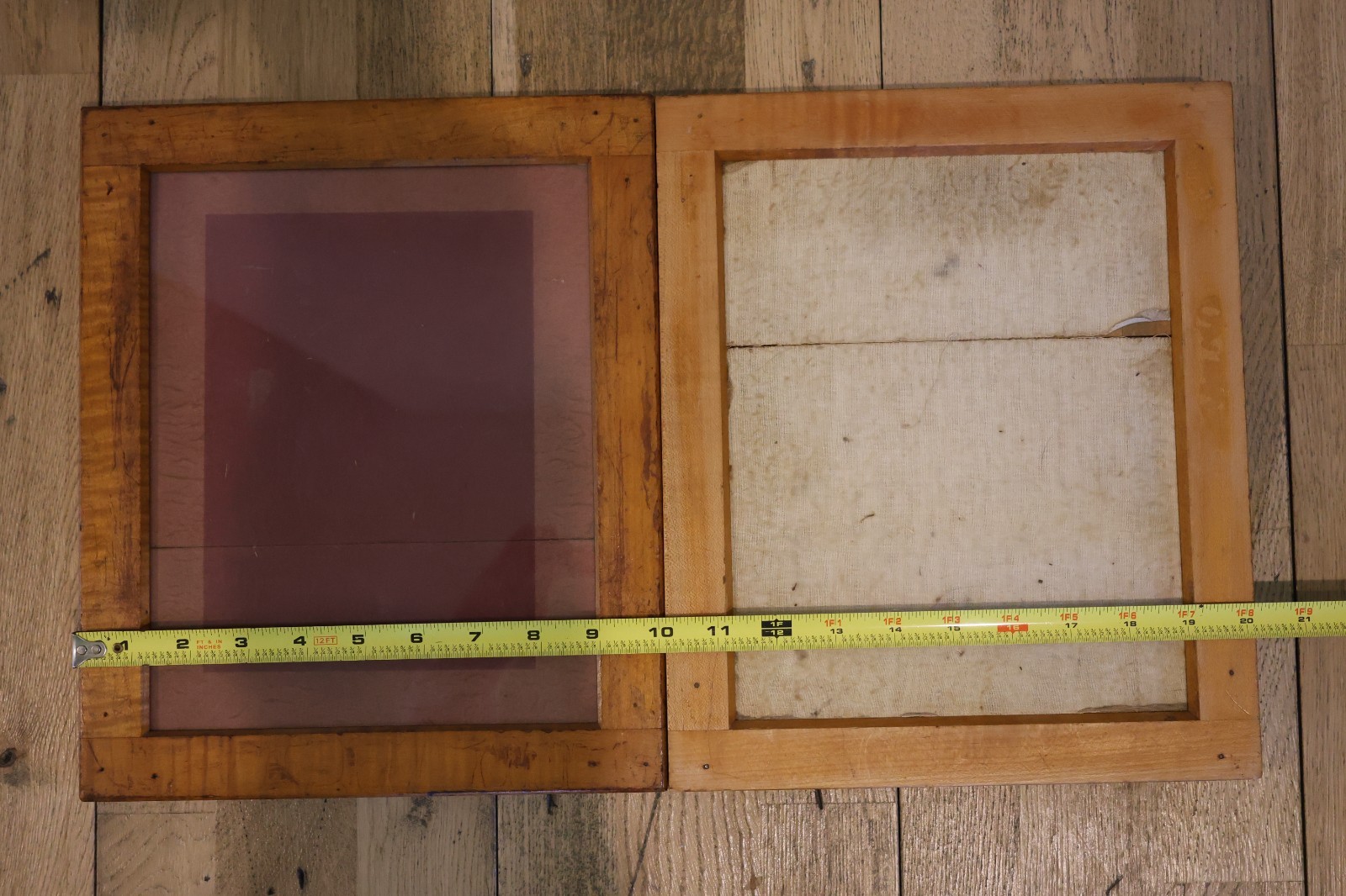 Century 8×10 Printing Frame 2pc Birds Eye Maple & Maple No Glass 1pc Studio