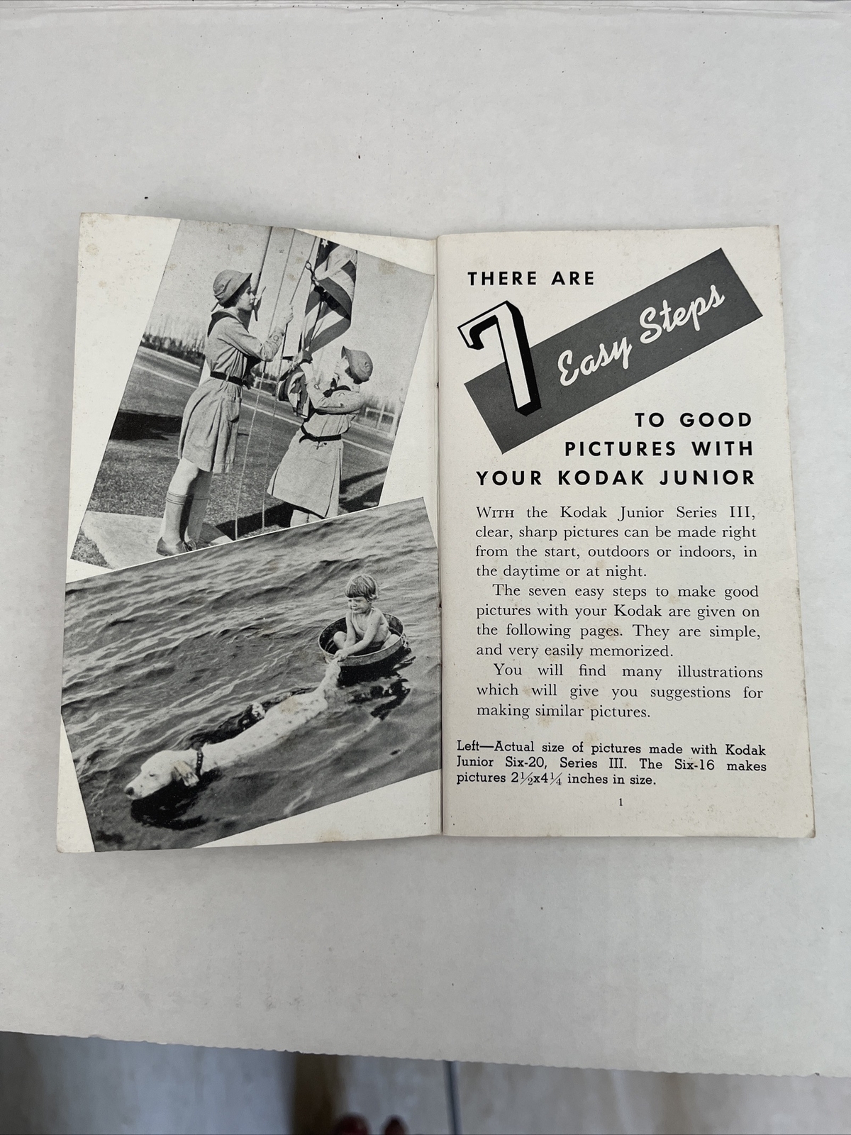 How to Use Kodaks Junior Six-20 & Six-16 Brochure Manual Series III