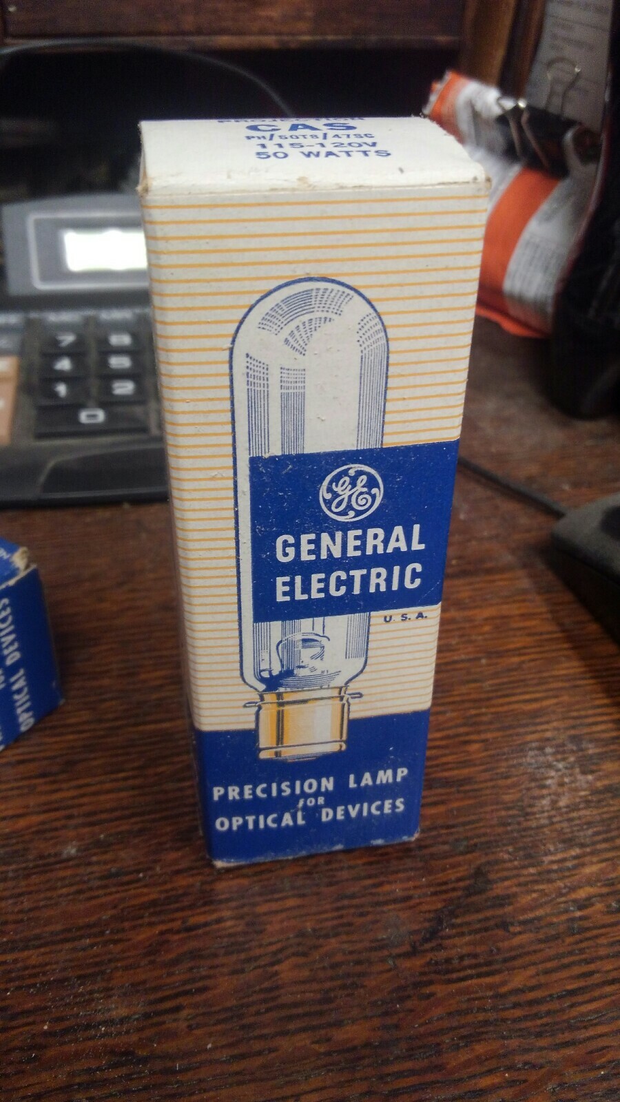 GE Projector Bulb CAS ph/50t8/47sc 115-120v 50Watts