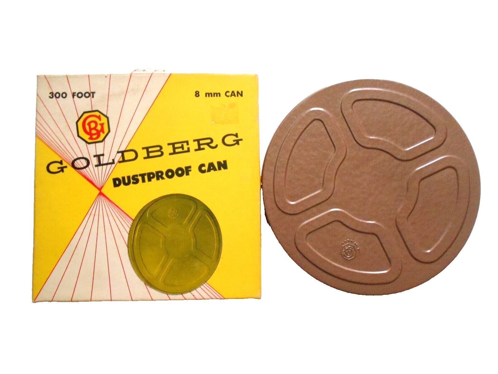 Goldberg Dustproof Can for 300 foot Regular 8 or Super 8mm Reel No. 3C8