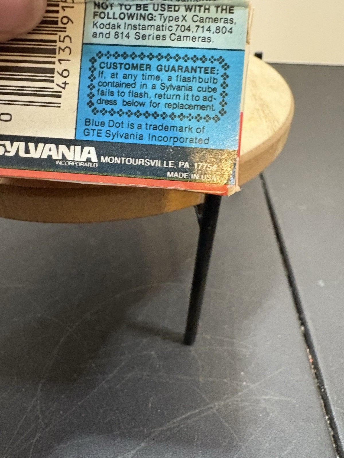 VTG Sylvania Blue Dot & Westinghouse Flash Cubes NOS