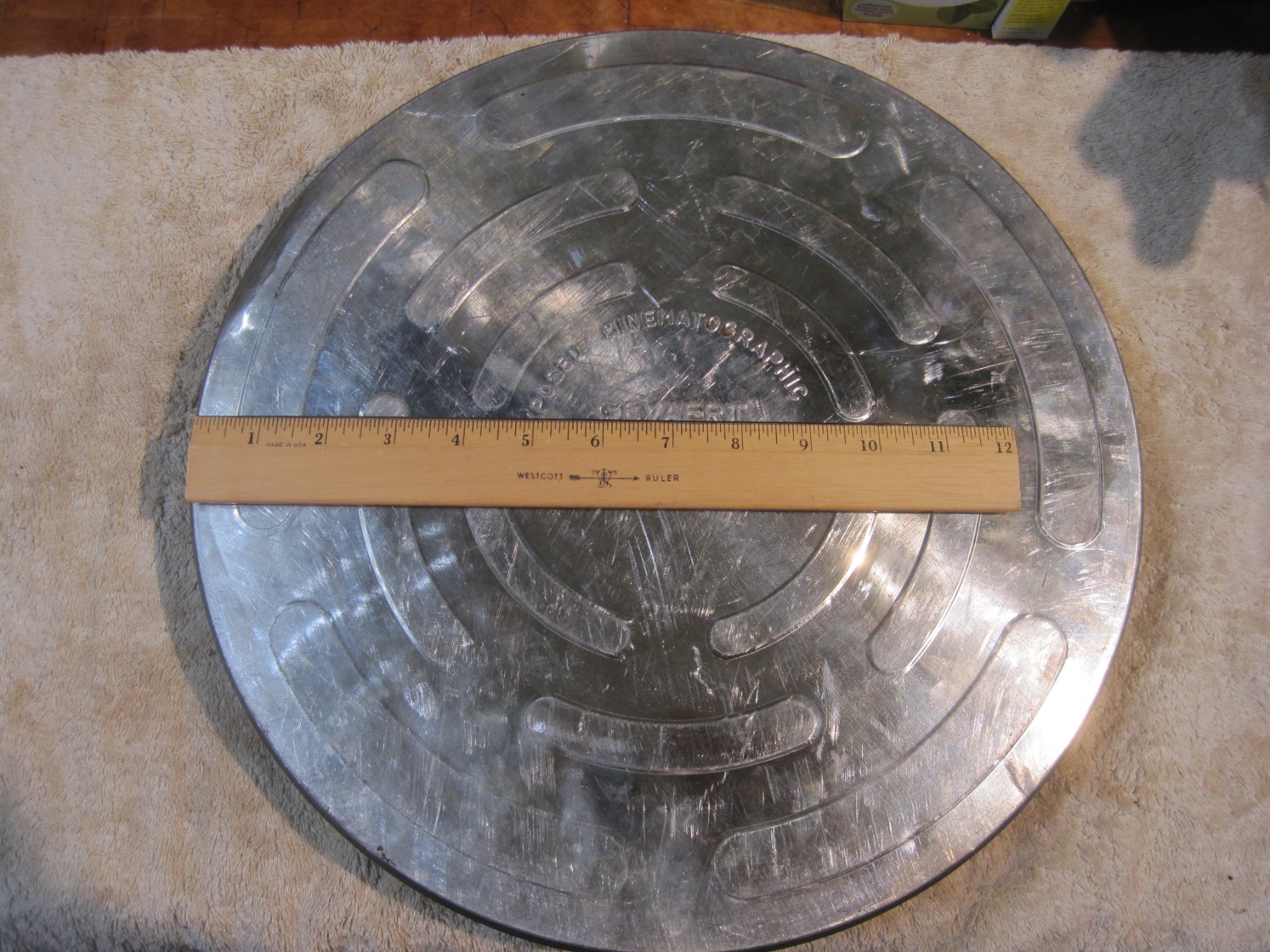 Vintage Geveart 35 mm Movie film tin