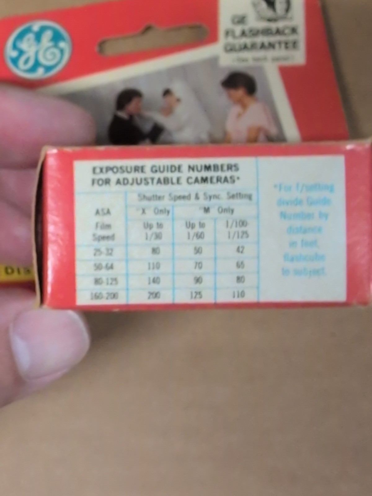 Vintage NOS New Package GE Hi-Power Flash Cubes 2 Pack 8 Flashes for Cameras
