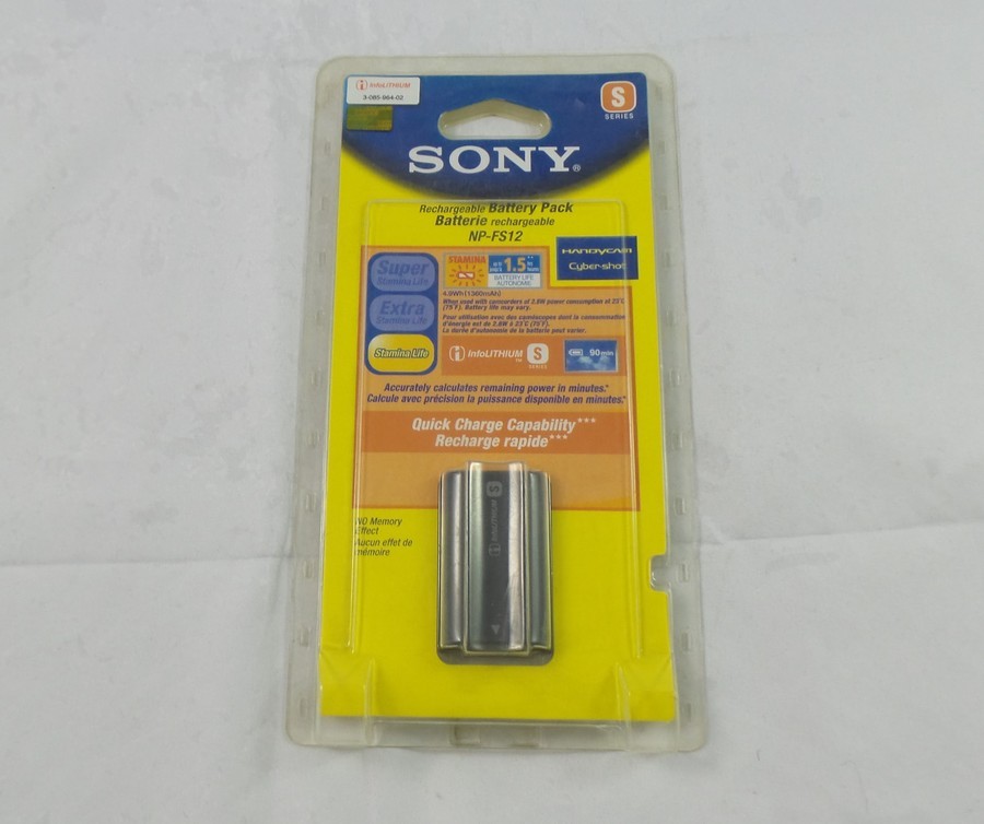 Genuine Sony InfoLithium S Series Battery (NP-FS12)