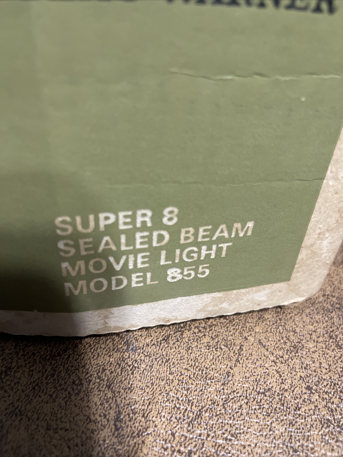 Vintage Atlas Warner Super 8 Sealed Beam Movie Light Model 855 Tested Working
