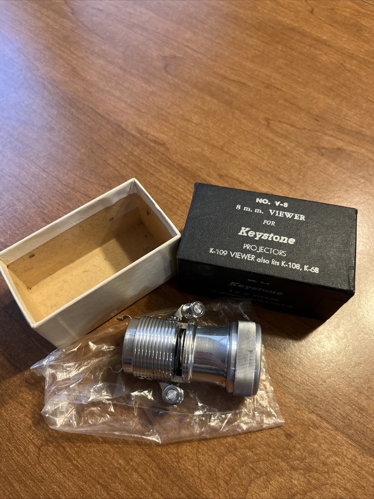 Keystone Projector 8MM Viewer V-8 With Original Box K-109 Fits K-108 & K-68