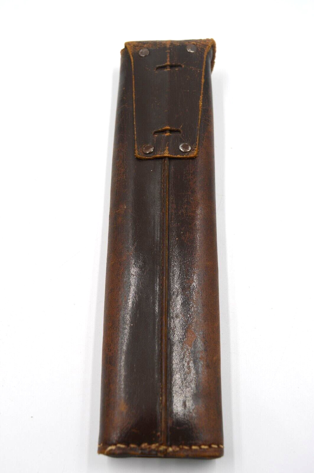 Antique – BKD Metal/Copper Camera Tripod with Leather Carrying Case