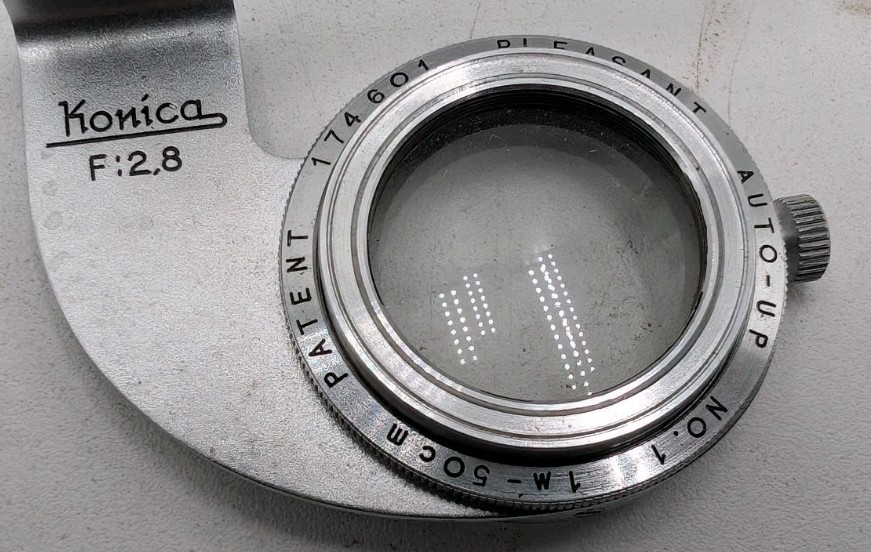 KONICA PLEASANT AUTO-UP NO.1 1M-50cm F/ 2.8 from Japan