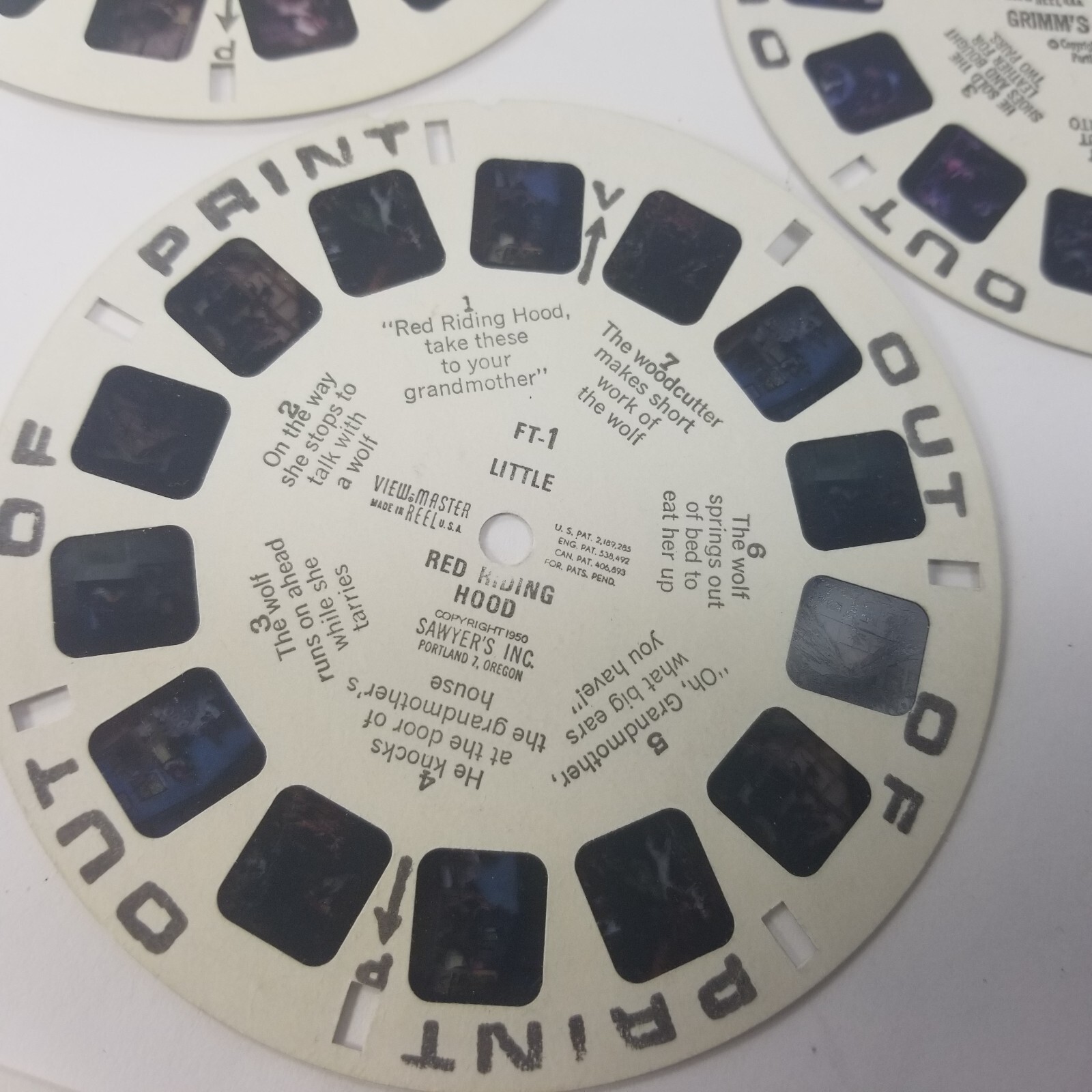 Viewmaster Reels Lot Beetle Bailey, The Three, Children’s Zoo, Little, Elves &