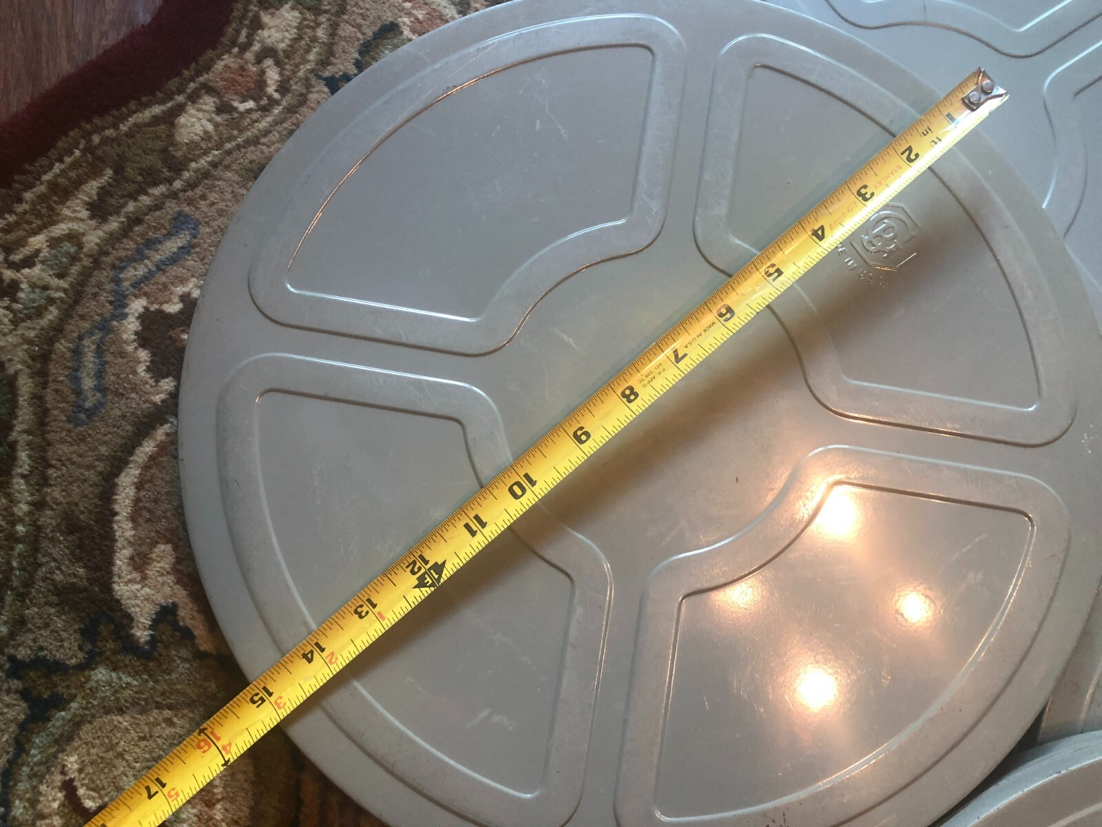 Vintage Goldberg Brothers Movie Reel canisters 15 inch Vintage (LOT OF 5)