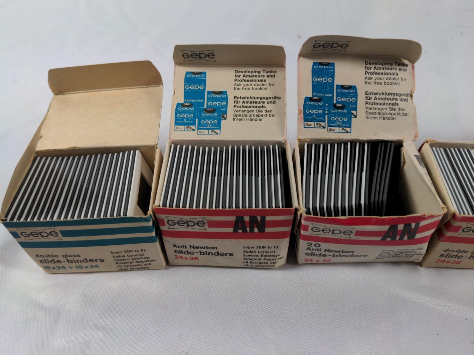 Bundle Gepe 24×36 18×24 14×20 20×22 Slide Mount Binders Holders 2mm Antinewton