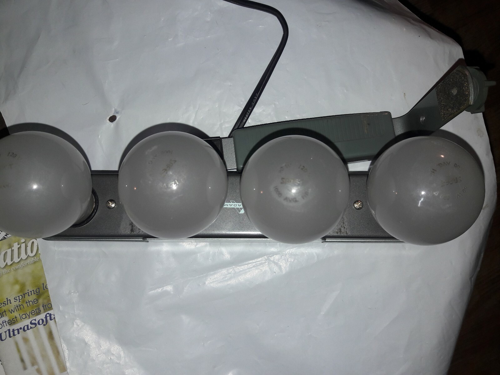 Vintage Adams GL101AW Exposure Light Bar for Indoor Color Movies up to 800 watts