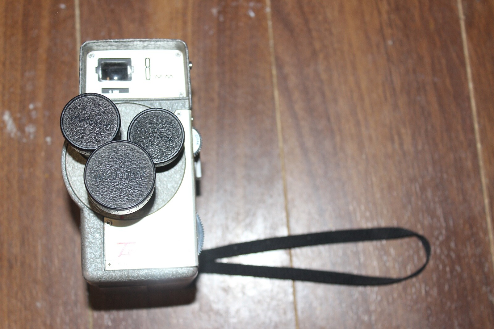 Tower Triple Lens 8MM Camera Model #T-185 & Sylvania Sun Gun Light With Case
