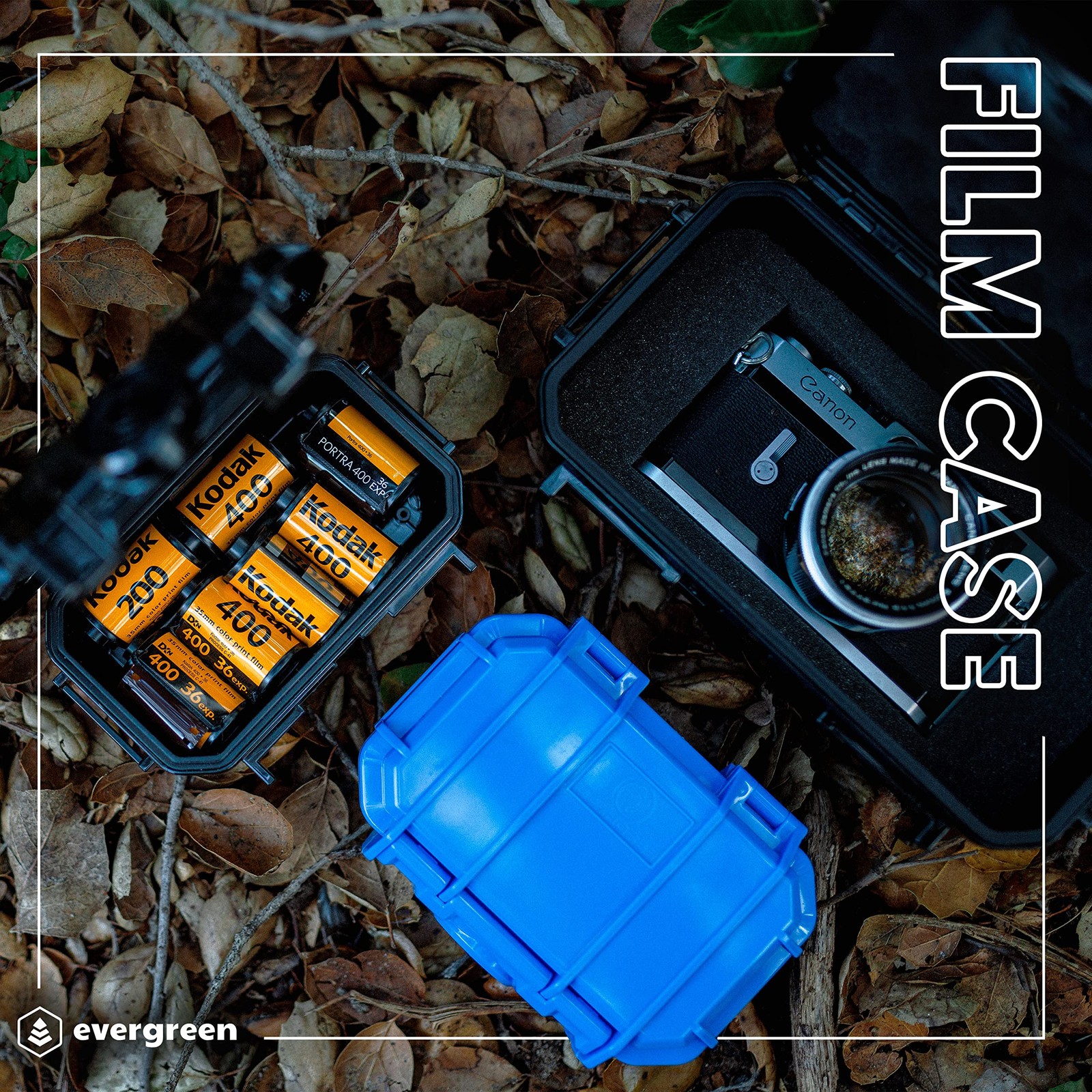 Evergreen Film Storage Case | Holds 7 Rolls of 35mm or 5 Rolls of 120mm Film …
