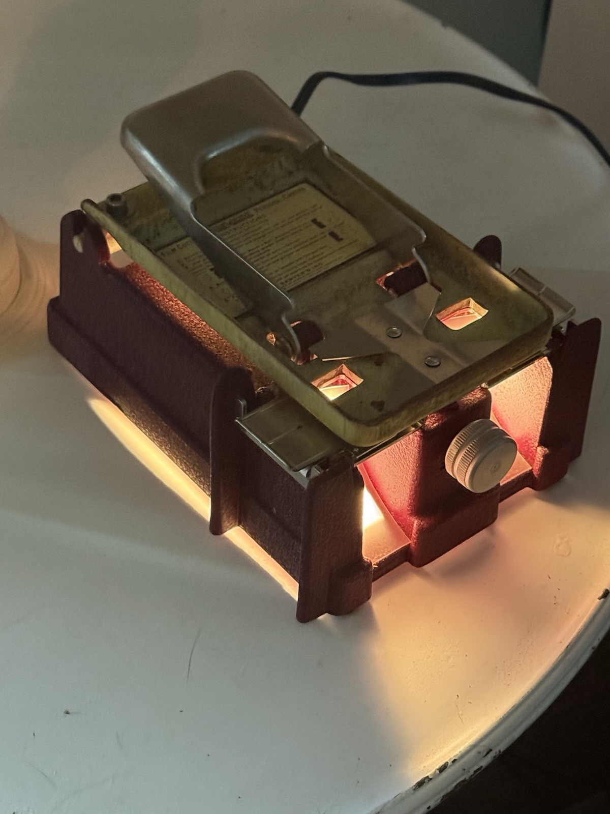 Vintage 1952 Sawyer’s View-Master Personal Film Cutter Model A Box Manual Works