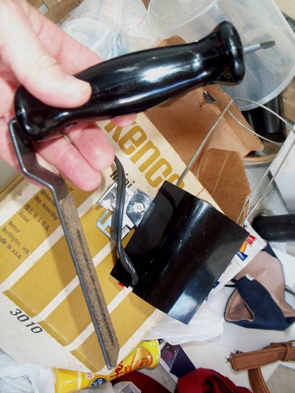 MOVIE LIGHT Vintage KENCO XL Model 3000 Hand Grip Original Box Super 8mm Film