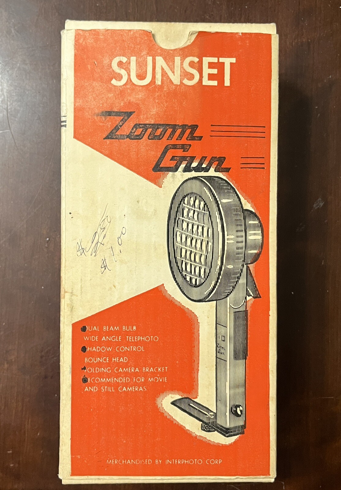Vintage Sunset Zoom Gun Movie Light in Original Box – Brighter Than The Sun! 😁