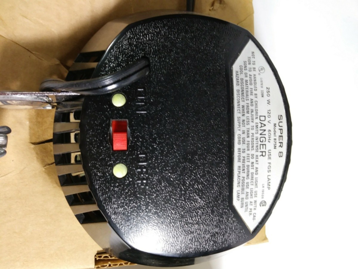 Vintage Smith Victor Super 8 Movie Light Q1 u / Kenco 875-n Sealed Beam Light 