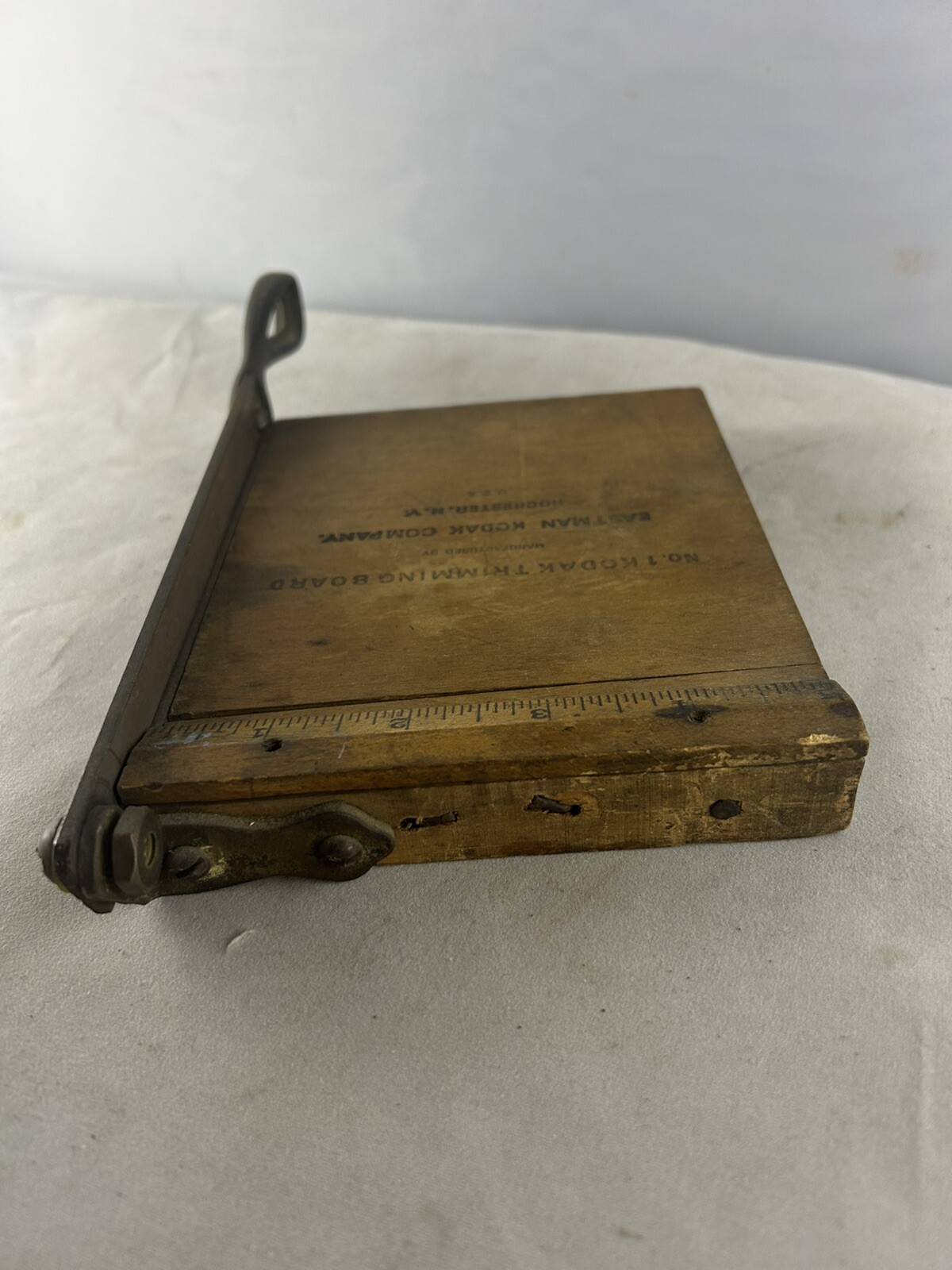 Vintage No. 1 Kodak Trimming Board Wood Negative Cutter Antique Photography Tool