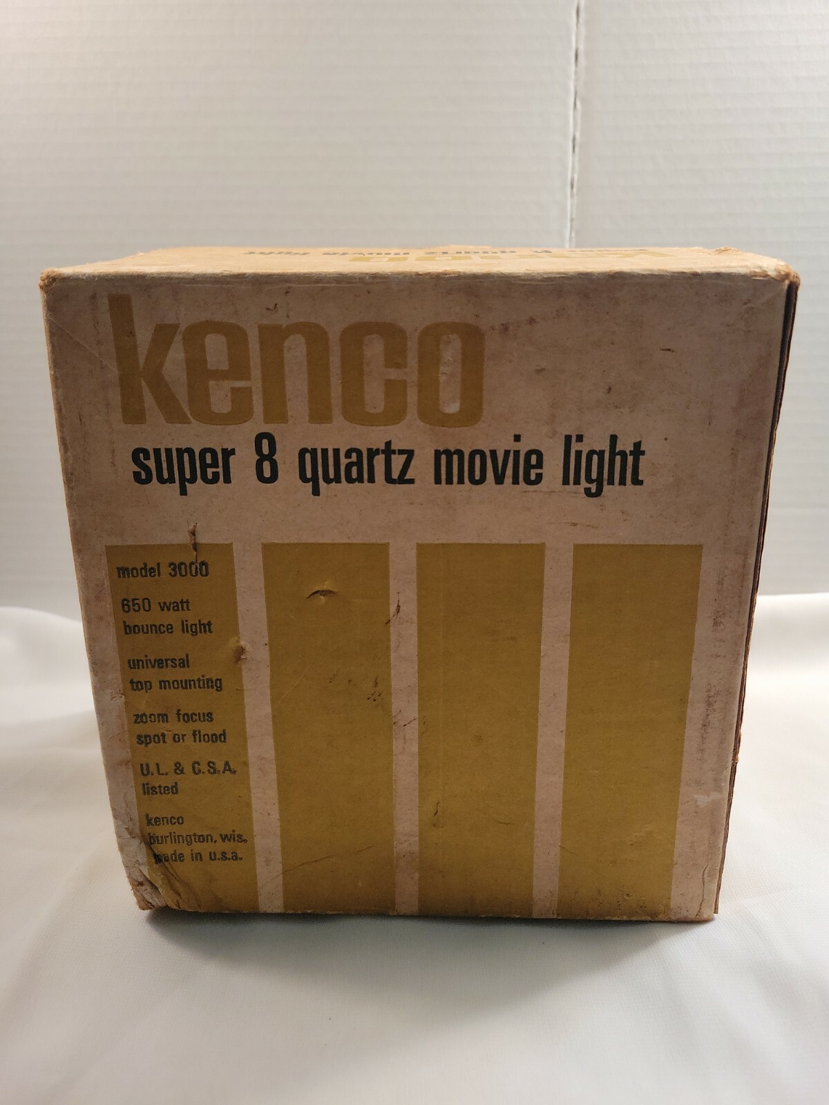 Vintage Kenco Super 8 Quartz Movie Light 3000
