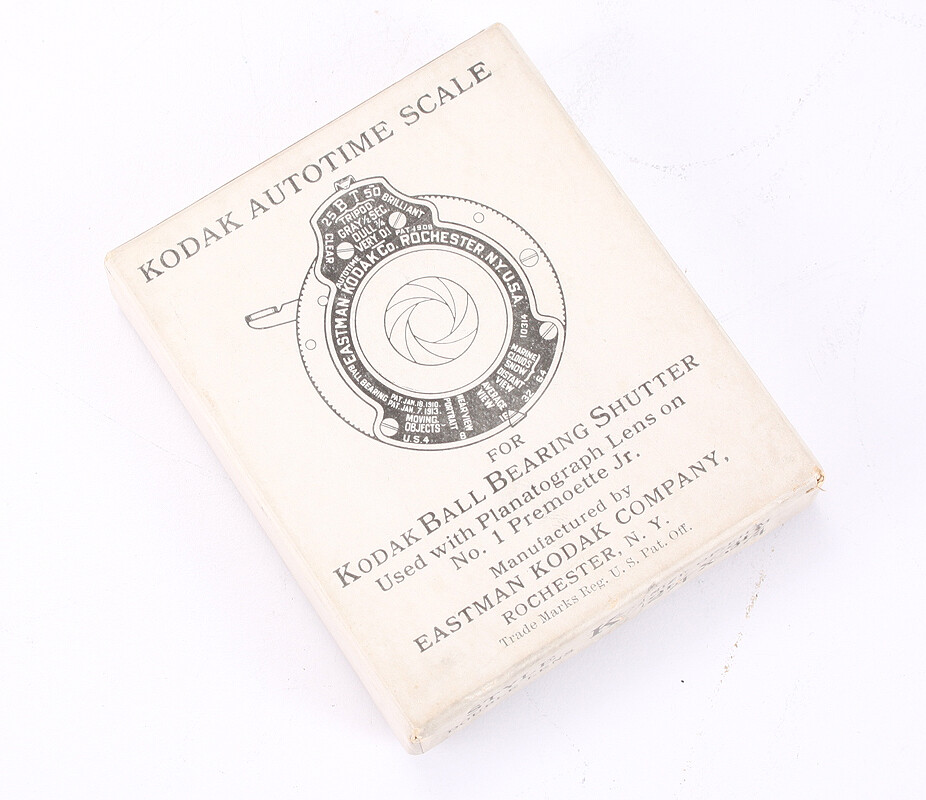 KODAK AUTOTIME SCALES FOR CAMERA SHUTTERS TYPE K/cks/204032