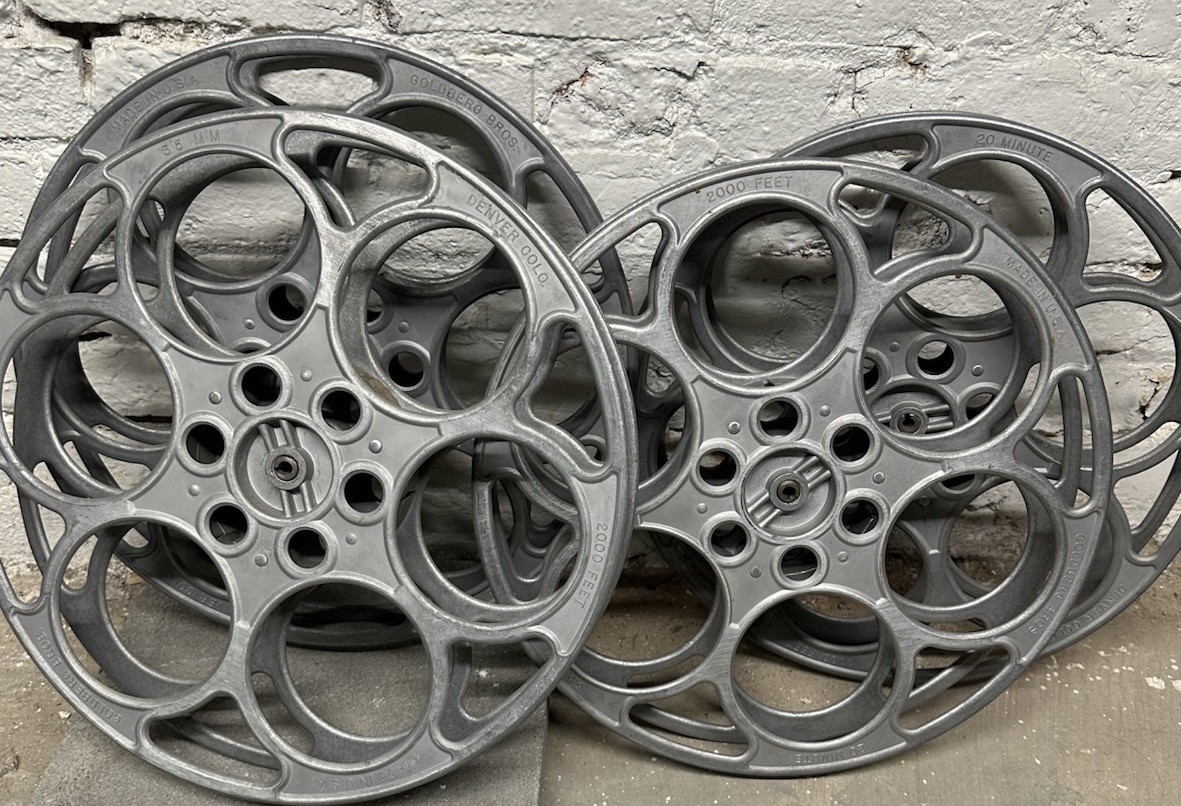Goldberg Bros. 35mm 2000ft 20 Minute Metal Film Reels Made in USA
