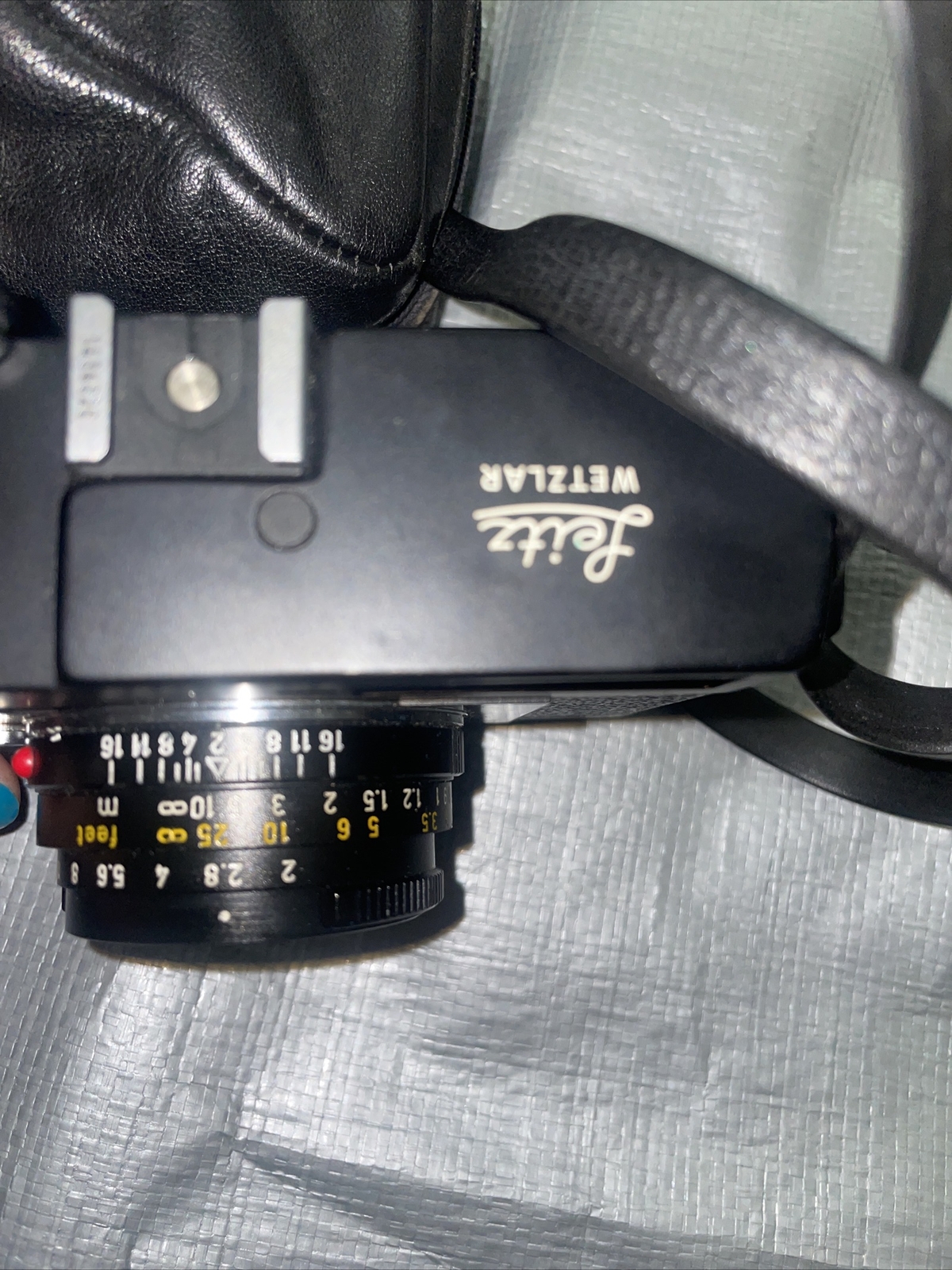 LEICA CL Film Camera Summicron C 40mm f2 Lens with Leitz Wetzlar case, strap