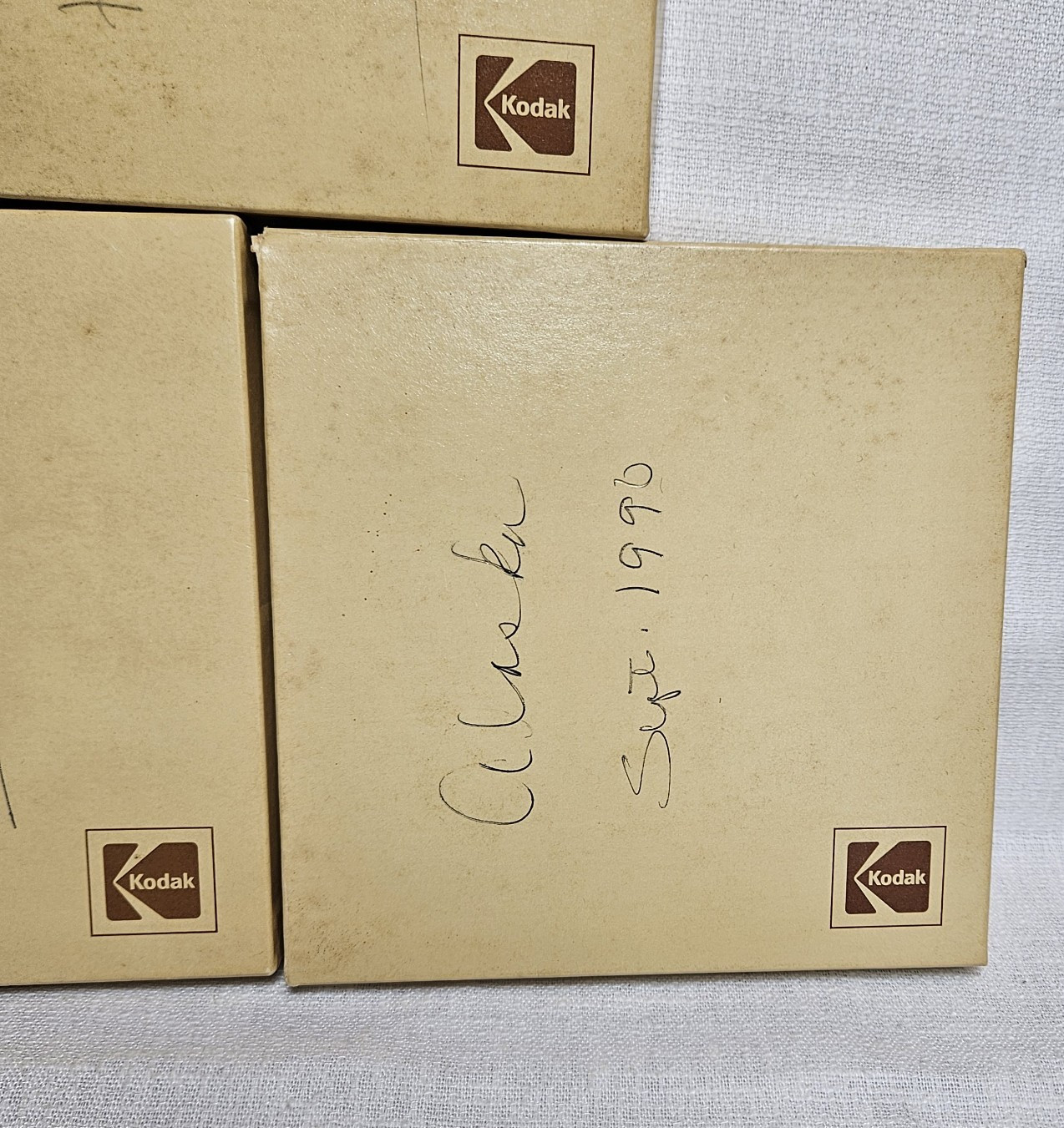 Kodak 882 Movie Reels (3) • Super 8 & 8 mm / 200 ft • Used • Labeled 1988 90 91