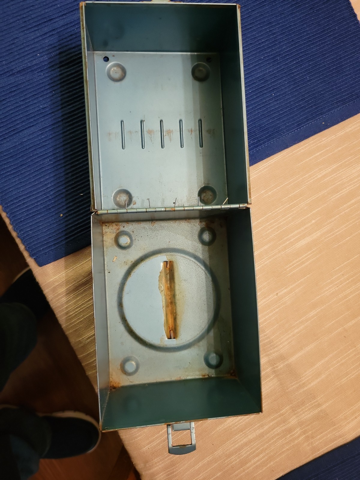 Vintage Kmart Metal Reel Storage Film Case Box