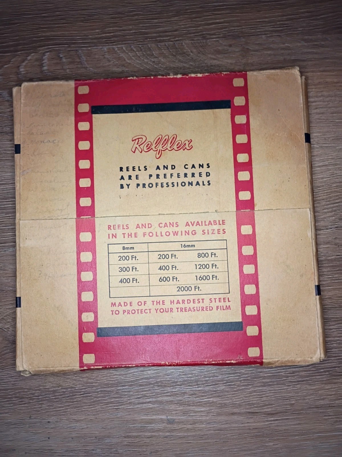 Relflex 400foot 8mm Reel Used, Time Capsule, Unknown Contents On Film. Untested