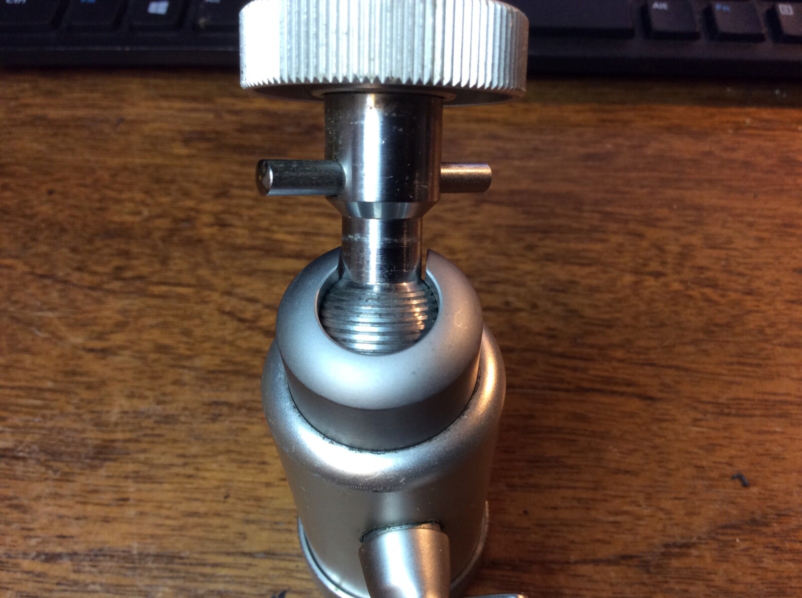 NICKEL BALL HEAD LEITZ WETZLAR TRIPOD LEVEL MOUNT FITS LEICA M CAMERAS M3, M6 M2
